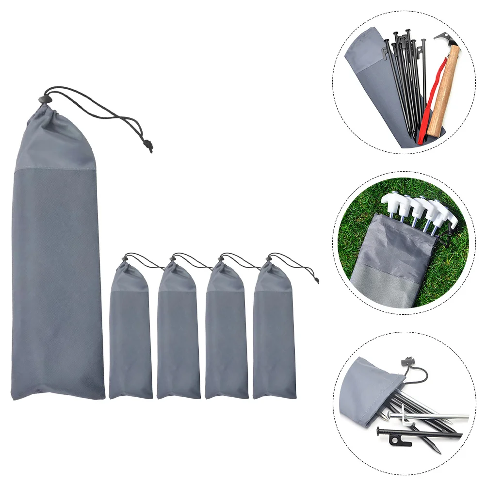 5pcs Oxford Cloth Camping Tent Nail Bags Multi-function Tent Stakes Bags Portable Peg Bags
5pcs Oxford Cloth Camping Tent Nail Bags Multi-function Tent Stakes Bags Portable Peg Bags