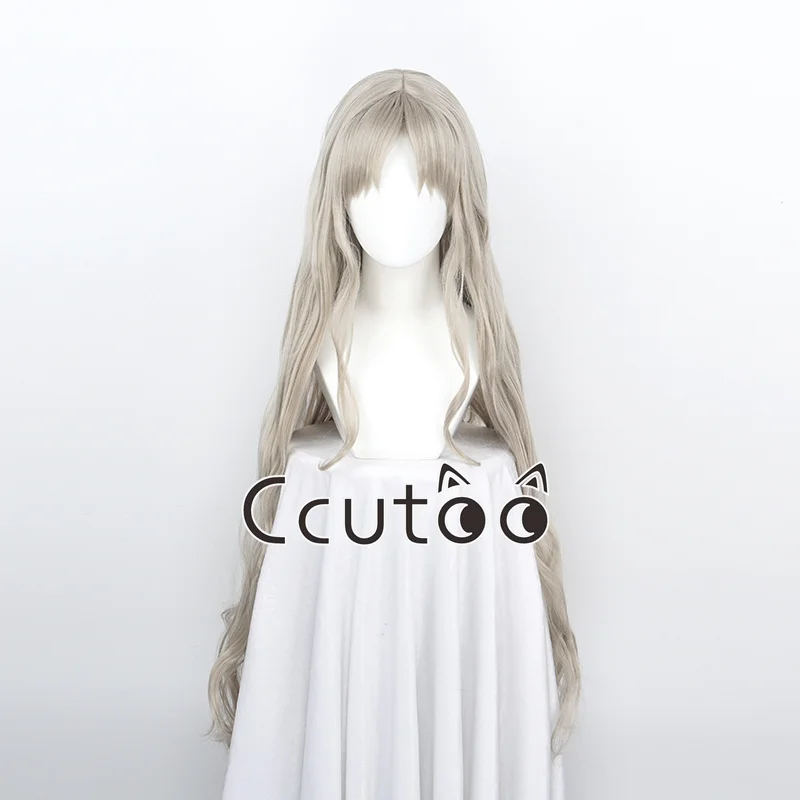 Парик Kokoro, длинные кудрявые, 90 см, серые синтетические волосы, любимый в FRANXX Код: 556 парики из аниме 
Парик Kokoro, длинные кудрявые, 90 см, серые синтетические волосы, любимый в FRANXX Код: 556 парики из аниме