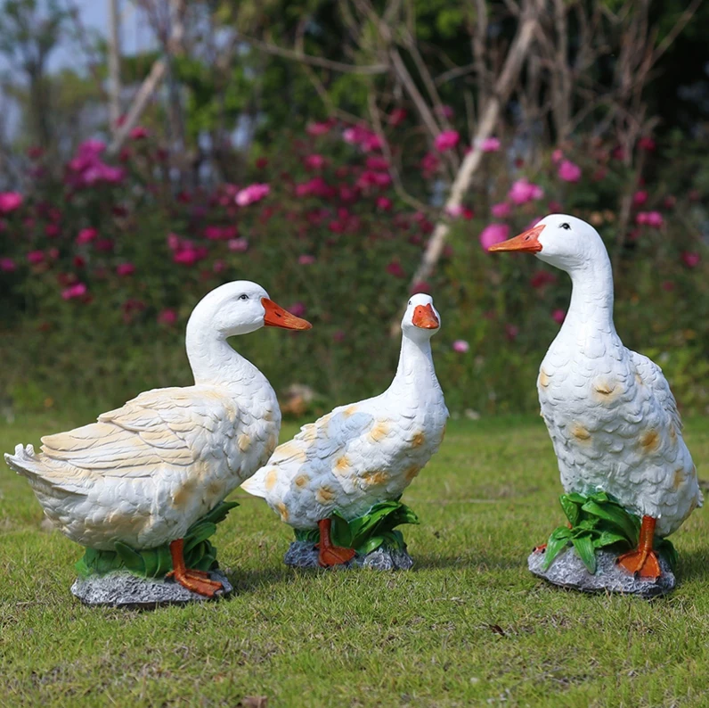 Creative Animal Cute Duck Resin Decoration Art Outdoor Garden Landscape Sculpture Crafts Courtyard Balcony Figurines Ornaments
Creative Animal Cute Duck Resin Decoration Art Outdoor Garden Landscape Sculpture Crafts Courtyard Balcony Figurines Ornaments