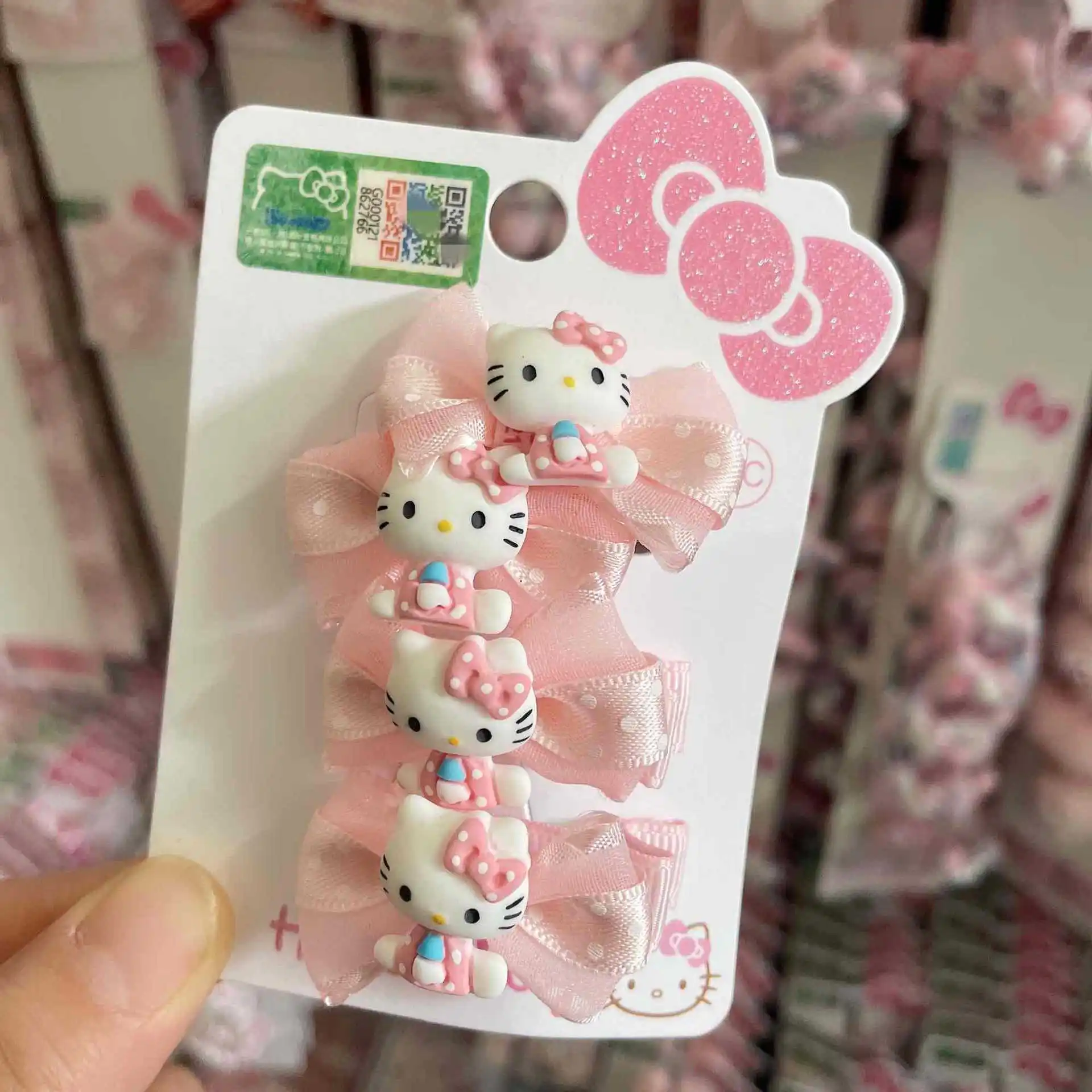 Заколки для волос Hello Kitty Kawaii, аксессуары для волос Sanrio, детские головные повязки для девочек, модные резинки для волос, для маленьких девочек на осень
Заколки для волос Hello Kitty Kawaii, аксессуары для волос Sanrio, детские головные повязки для девочек, модные резинки для волос, для маленьких девочек на осень