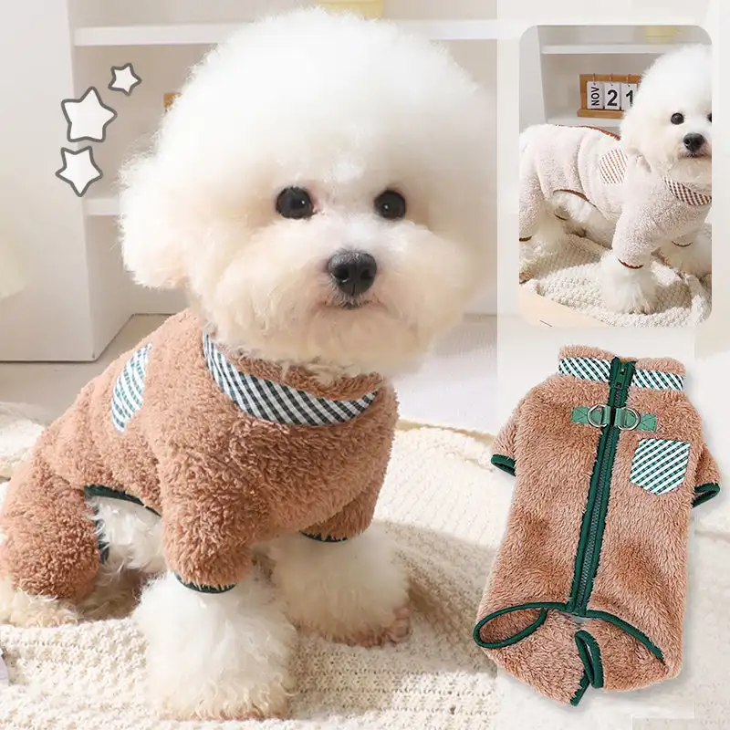 Winter Cozy Dog Coat with D-rings small dog dog clothes autumn and winter clothing
Winter Cozy Dog Coat with D-rings small dog dog clothes autumn and winter clothing