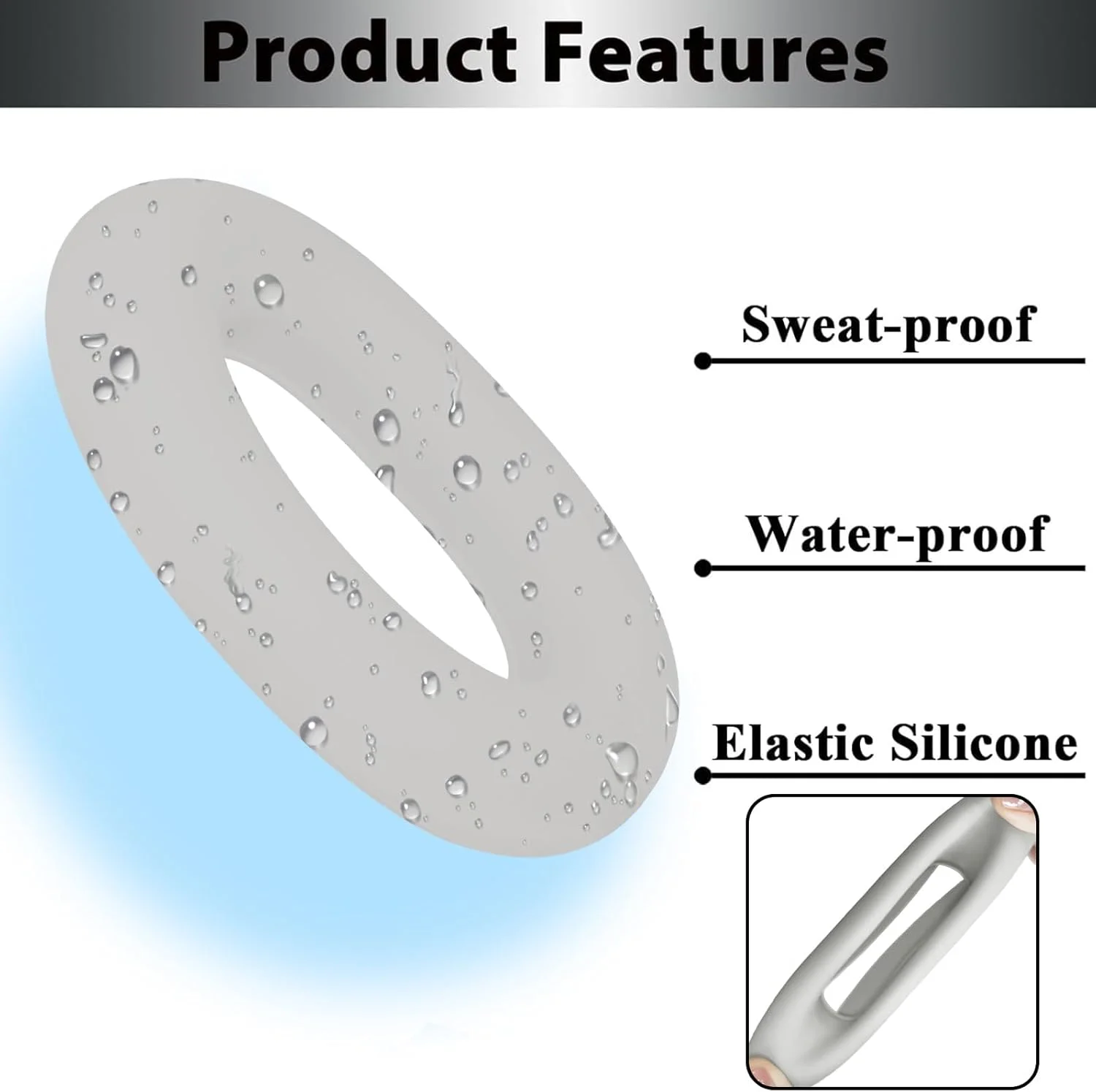 KUTOU3-in-1 Silicone Sweat Case Cover for Sony WH-1000XM6 Headphones Silicone Ear Pads Covers Headband Cover 1000XM6 Accesories KUTOU3-in-1 Silicone Sweat Case Cover for Sony WH-1000XM6 Headphones Silicone Ear Pads Covers Headband Cover 1000XM6 Accesories