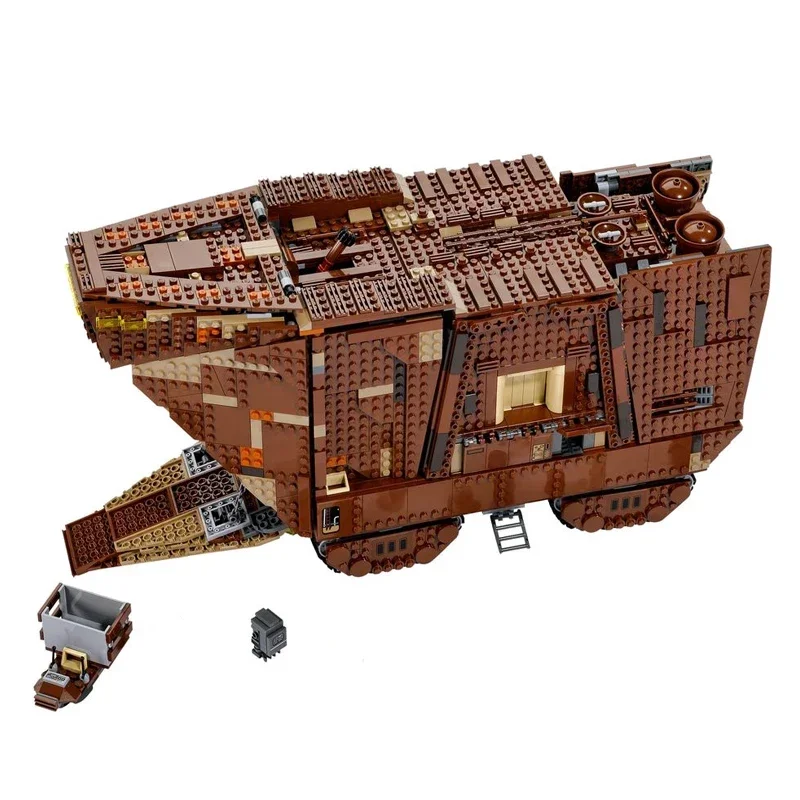 NEW 3296PCS MOC Famous Movie Scene desert city Blocks DIY Children's Toy Sandcrawler Model Christmas Building Blocks MOC-75059
NEW 3296PCS MOC Famous Movie Scene desert city Blocks DIY Children's Toy Sandcrawler Model Christmas Building Blocks MOC-75059