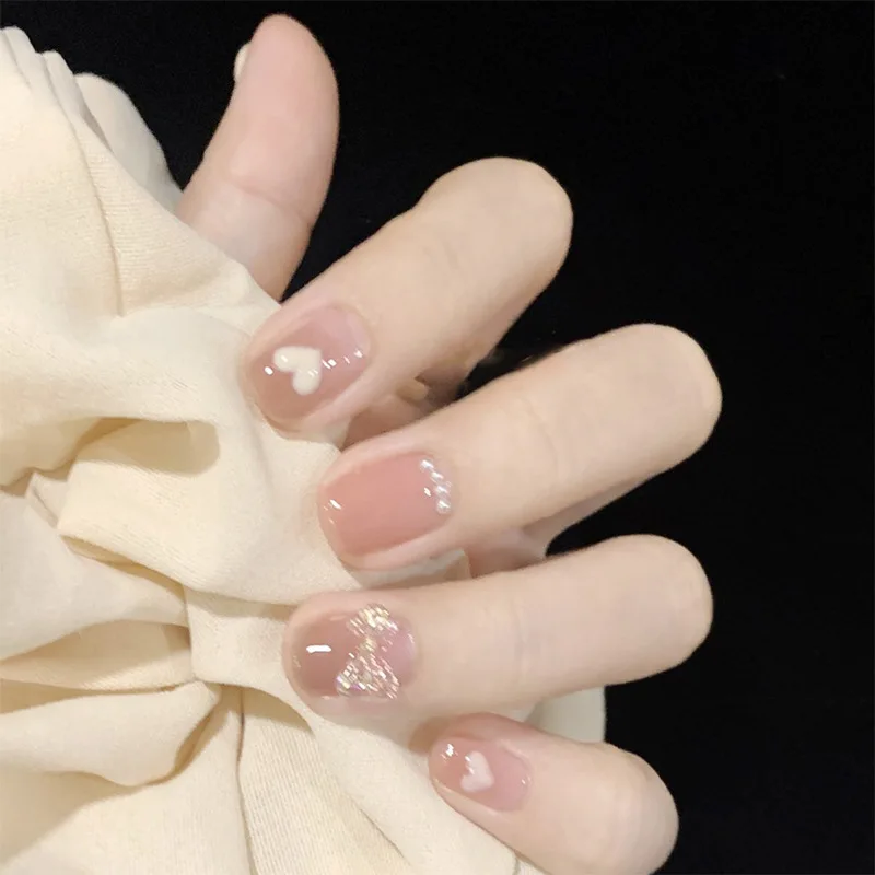 24 Pcs Press On Nails Pink Glitter Butterfly False Nails With Rhinestone Glossy Reusable Artificial Fake Nails
24 Pcs Press On Nails Pink Glitter Butterfly False Nails With Rhinestone Glossy Reusable Artificial Fake Nails