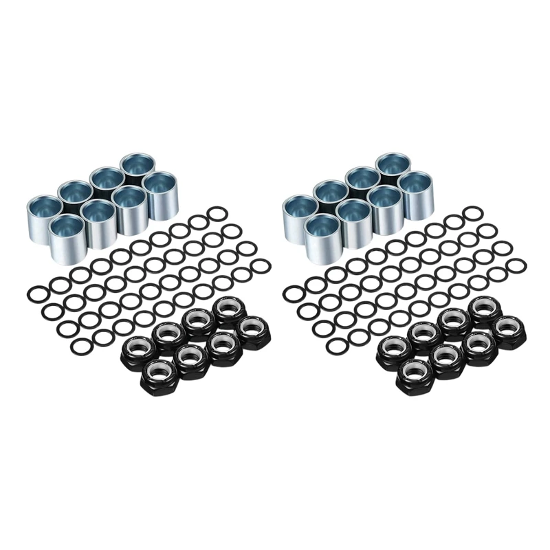 112Pcs Skateboard Truck Hardware Kit Skateboard Spacers Longboard Axle Nuts Skateboard Accessories
112Pcs Skateboard Truck Hardware Kit Skateboard Spacers Longboard Axle Nuts Skateboard Accessories