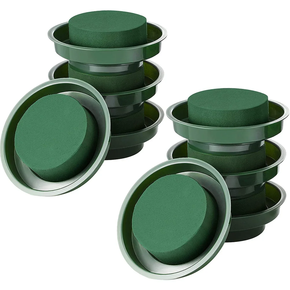 8 Pcs Cylinder Flower Arrangement Mud Round Floral Foam Phenolic Resin Blocks for Arrangements
8 Pcs Cylinder Flower Arrangement Mud Round Floral Foam Phenolic Resin Blocks for Arrangements