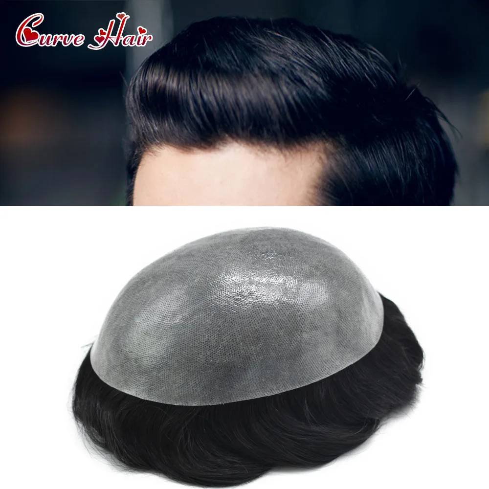 All Poly Toupee for Men Hair Replacement System 0.1mm Thin PU Mens Toupee Hair Prosthesis Soft Human Hair Capillary Male Wigs 
All Poly Toupee for Men Hair Replacement System 0.1mm Thin PU Mens Toupee Hair Prosthesis Soft Human Hair Capillary Male Wigs