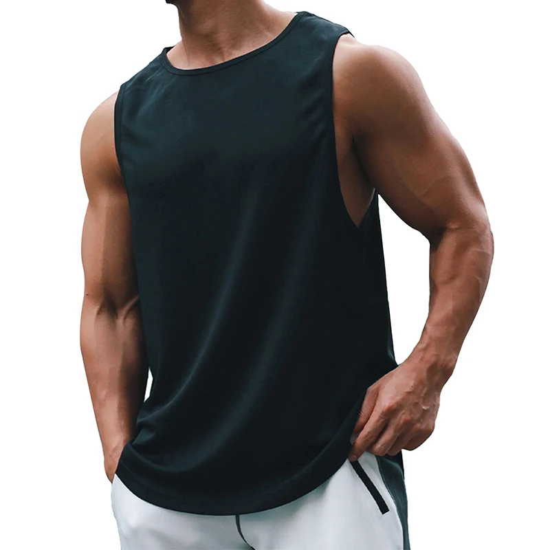 New 2023 Men's Solid Color Gym Racerback Summer Sleeveless Bodybuilding Gym T-Shirt Quick Dry Gym Shirt M-2XL
New 2023 Men's Solid Color Gym Racerback Summer Sleeveless Bodybuilding Gym T-Shirt Quick Dry Gym Shirt M-2XL