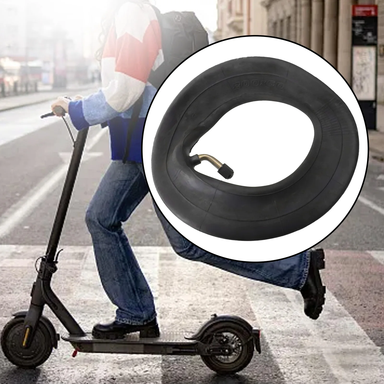 200x50 Inner Tube 200x50 45 Degree Nozzle 8x2 Inch 90 Degree Black Cart Scooters High Quality High Quality Material
200x50 Inner Tube 200x50 45 Degree Nozzle 8x2 Inch 90 Degree Black Cart Scooters High Quality High Quality Material