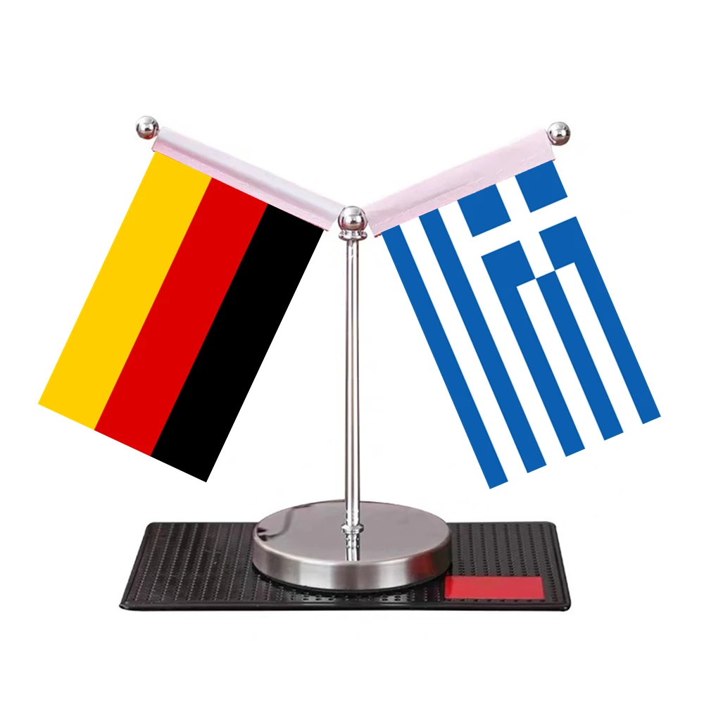 

Mini German Banner With Mediterranean Europe Nation Flag Spain Italy Portugal Hellenic Pickup Truck Vehicle Car Flags Of Germany