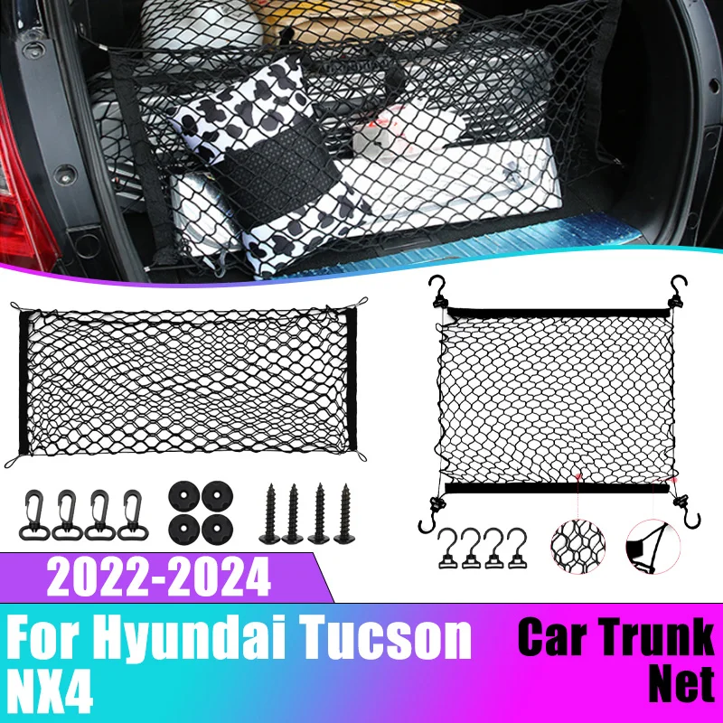 Car Boot Trunk Net For Hyundai Tucson NX4 2022 2023 2024 Nylon Layer Mesh Luggage Bag Storage Rear Back Cargo Car Accessories
Car Boot Trunk Net For Hyundai Tucson NX4 2022 2023 2024 Nylon Layer Mesh Luggage Bag Storage Rear Back Cargo Car Accessories