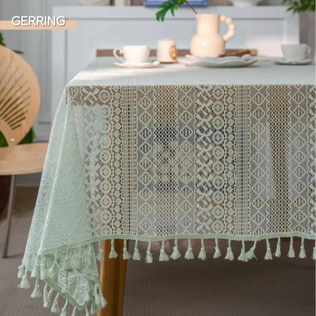 Gerring Crochet Tablecloth Kitchen Hotel Coffee Table Cover Shooting Props Christmas Village Lace Rectangular Tabl Cloth
Gerring Crochet Tablecloth Kitchen Hotel Coffee Table Cover Shooting Props Christmas Village Lace Rectangular Tabl Cloth