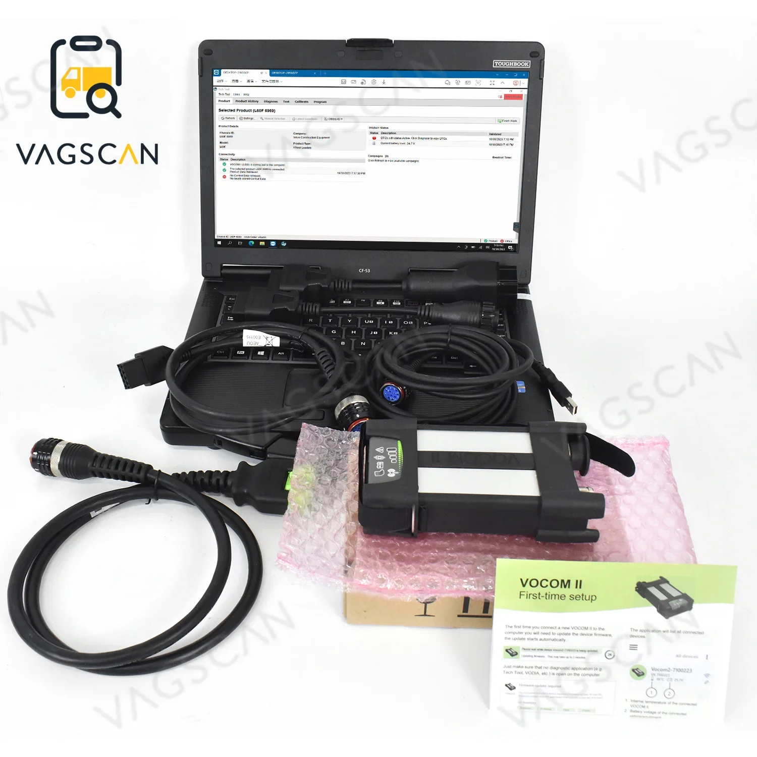 CF53 Ноутбук оригинальный 88894000 Vocom II Tech Tool TT диагностический комплект для связи 2.8.150 программное обеспечение Vocom2
CF53 Ноутбук оригинальный 88894000 Vocom II Tech Tool TT диагностический комплект для связи 2.8.150 программное обеспечение Vocom2