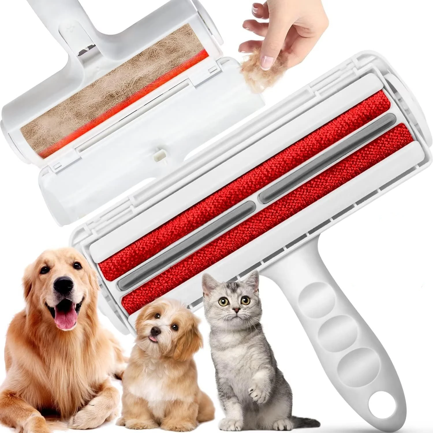 Pet Hair Remover Roller-Cat and Dog Hair Remover for Couch, Carpet,Clothing,Bedding - Portable, Multi-Surface Fur Removal Tool
Pet Hair Remover Roller-Cat and Dog Hair Remover for Couch, Carpet,Clothing,Bedding - Portable, Multi-Surface Fur Removal Tool