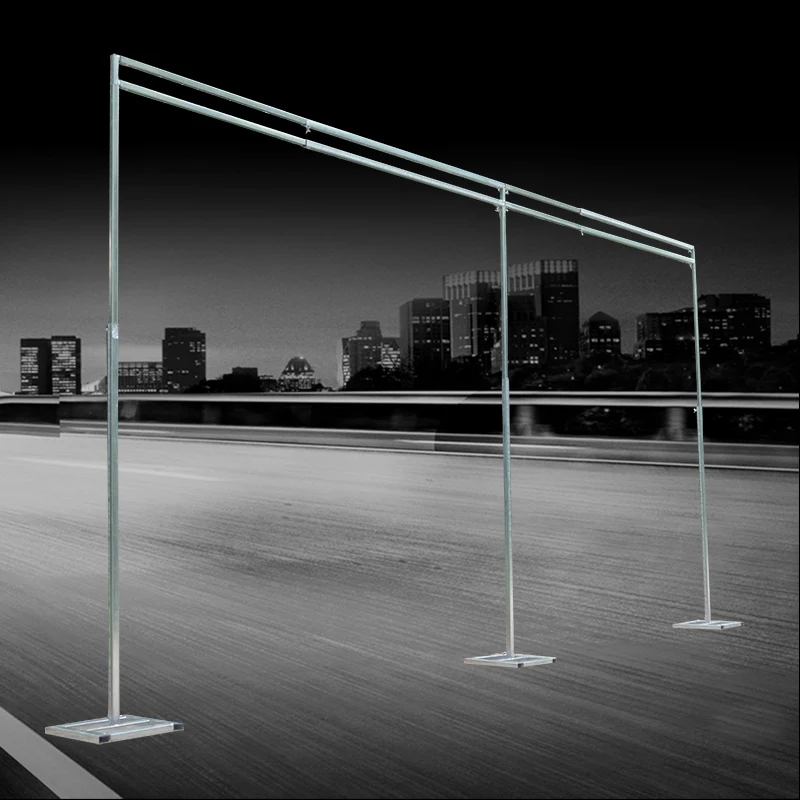Wedding Backdrop Decoration Metal Double Layer Background Frame Thickened Galvanized Square Pipe Shelf For Party Stage
Wedding Backdrop Decoration Metal Double Layer Background Frame Thickened Galvanized Square Pipe Shelf For Party Stage