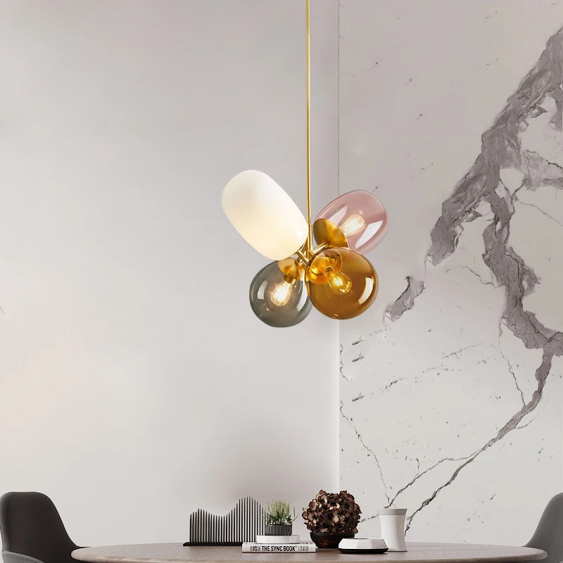 Colorful Glass Balloon Restaurant ceiling Pendant Lamp Hanging Light Children's Living Room Kids Bedroom Bedside Art Chandelier
Colorful Glass Balloon Restaurant ceiling Pendant Lamp Hanging Light Children's Living Room Kids Bedroom Bedside Art Chandelier