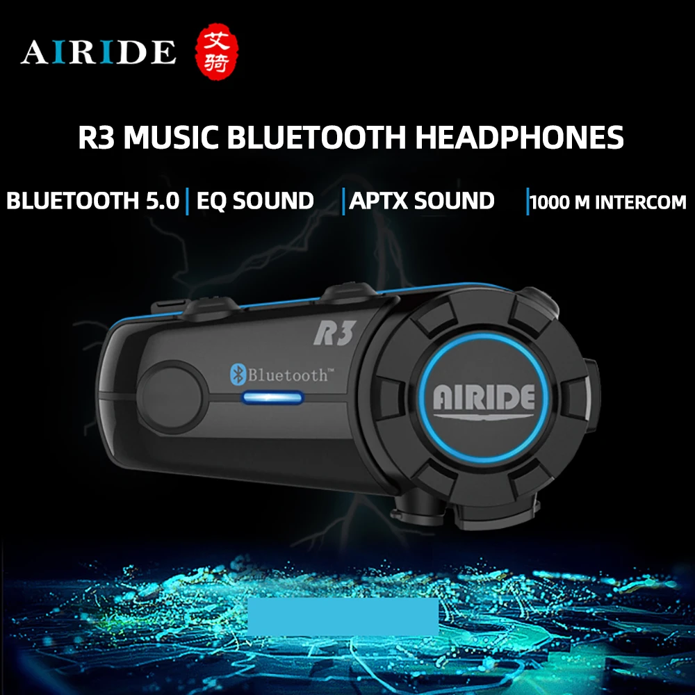 Airide R3 Motorcycle Bluetooth Helmet Group Intercom Music Headset FM Radio MP3 Voice Command Handsfree BT Interphone
Airide R3 Motorcycle Bluetooth Helmet Group Intercom Music Headset FM Radio MP3 Voice Command Handsfree BT Interphone