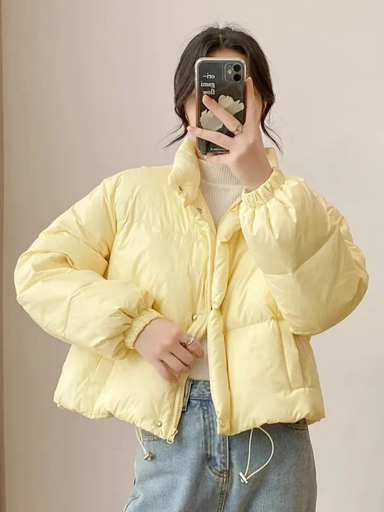 Zoki Preppy Style Women Puffy Coat Casual Korean Thick Warm Parkas Winter Fashion Loose Long Sleeve Female Simple Solid Jacket
Zoki Preppy Style Women Puffy Coat Casual Korean Thick Warm Parkas Winter Fashion Loose Long Sleeve Female Simple Solid Jacket