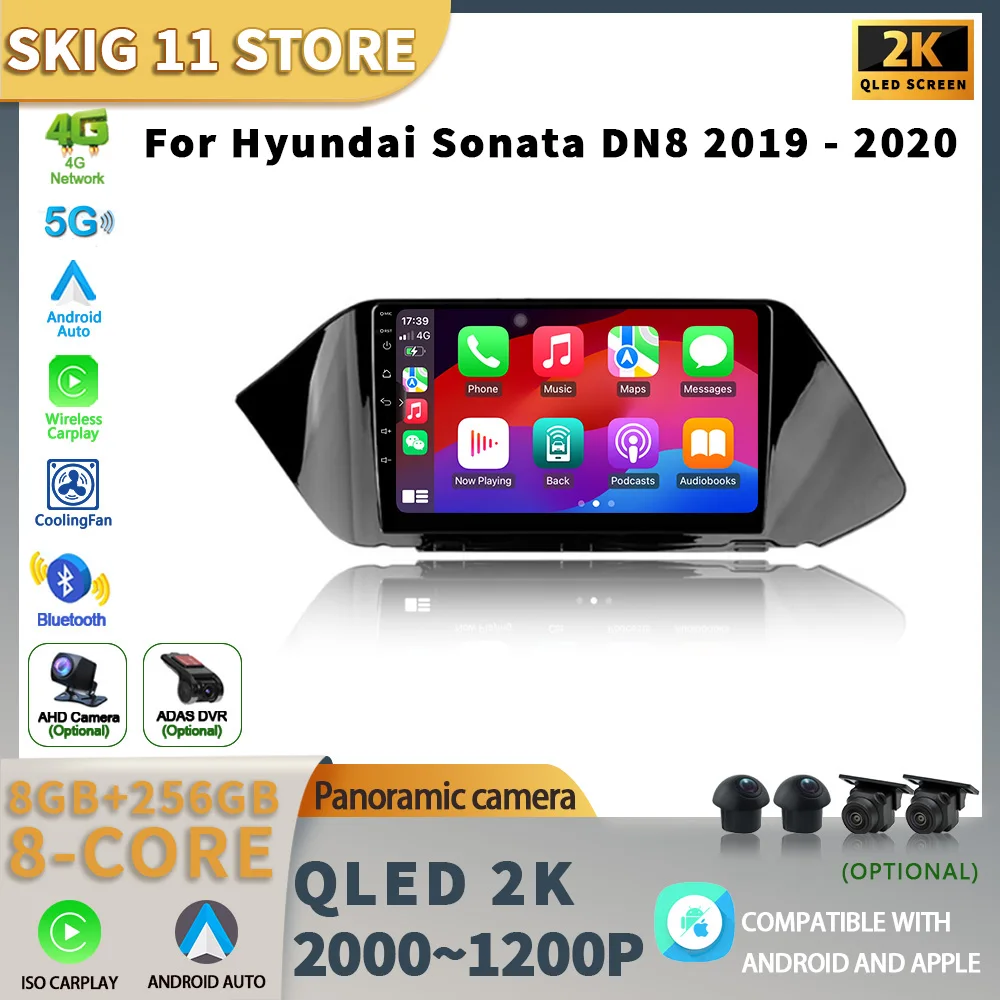 Автомобильный радиоприемник для Hyundai Sonata DN8 2019-2020 Android13, автомобильный видеоплеер Carplay, 4G, GPS-навигация, мультимедиа, Wi-Fi, IPS, 2din, без DVD
Автомобильный радиоприемник для Hyundai Sonata DN8 2019-2020 Android13, автомобильный видеоплеер Carplay, 4G, GPS-навигация, мультимедиа, Wi-Fi, IPS, 2din, без DVD
