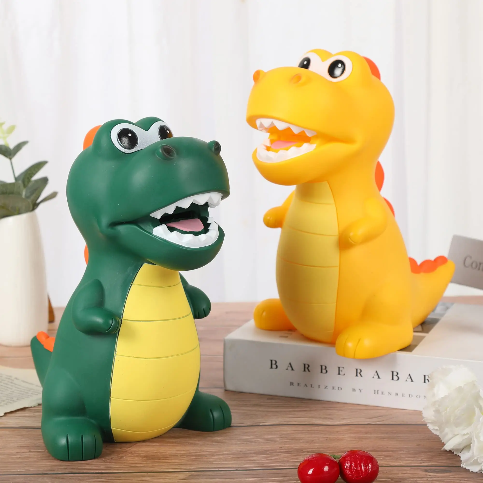 Dinosaur Piggy Bank Plastic Lined Fall Proof Can Be Saved and Retrieved Children's Cartoon Piggy Bank Birthday Gift Ornaments
Dinosaur Piggy Bank Plastic Lined Fall Proof Can Be Saved and Retrieved Children's Cartoon Piggy Bank Birthday Gift Ornaments