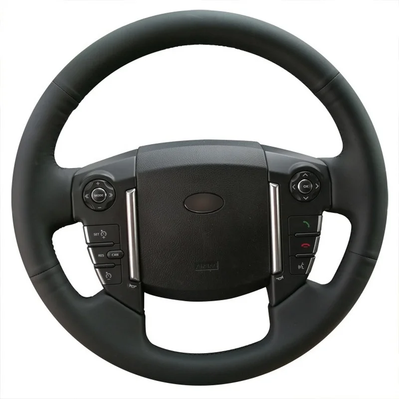 DIY Luxury Gunuine Leather Hand Sewn Car Steering Wheel Cover for Land Rover Range Rover Freelander 2 Vehicle 
DIY Luxury Gunuine Leather Hand Sewn Car Steering Wheel Cover for Land Rover Range Rover Freelander 2 Vehicle