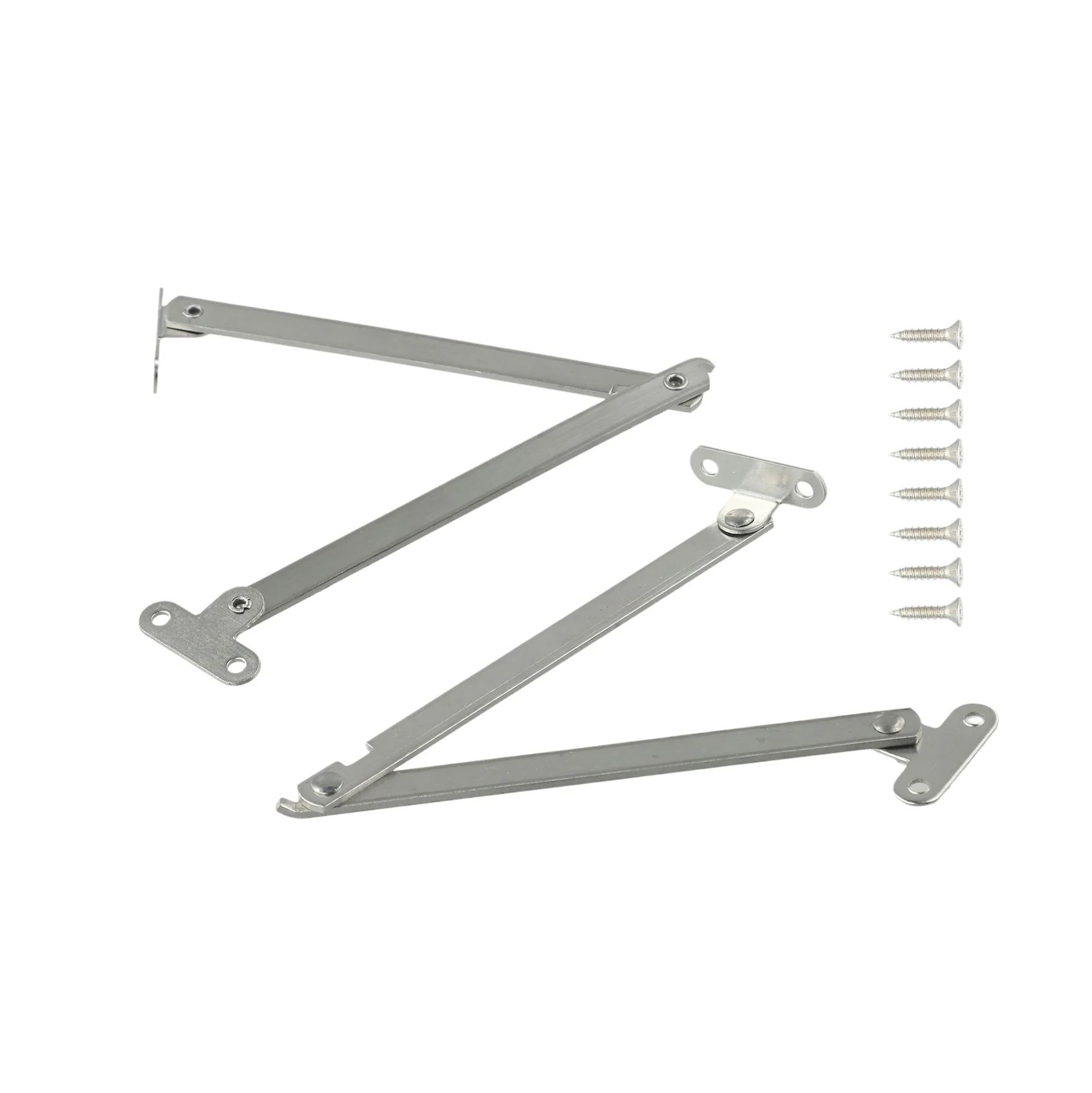 Movable Lift Up Support Silver Screws Lifter Bookcase Cabinet door 2pcs Stainless Steel Folding Pull Rod Cabinet Convenient
Movable Lift Up Support Silver Screws Lifter Bookcase Cabinet door 2pcs Stainless Steel Folding Pull Rod Cabinet Convenient