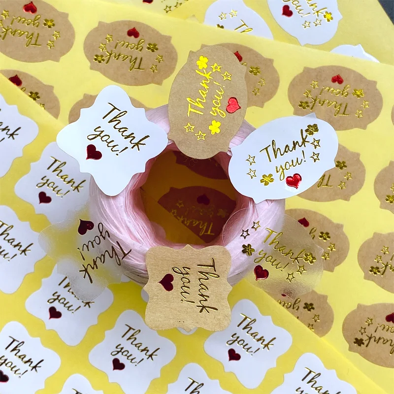 120 Pcs/lot Cute Thank you polygon Kraft Stickers Round Heart Seal Sticker Design Kraft Paper Sticker DIY Gift Seal Sticker
120 Pcs/lot Cute Thank you polygon Kraft Stickers Round Heart Seal Sticker Design Kraft Paper Sticker DIY Gift Seal Sticker