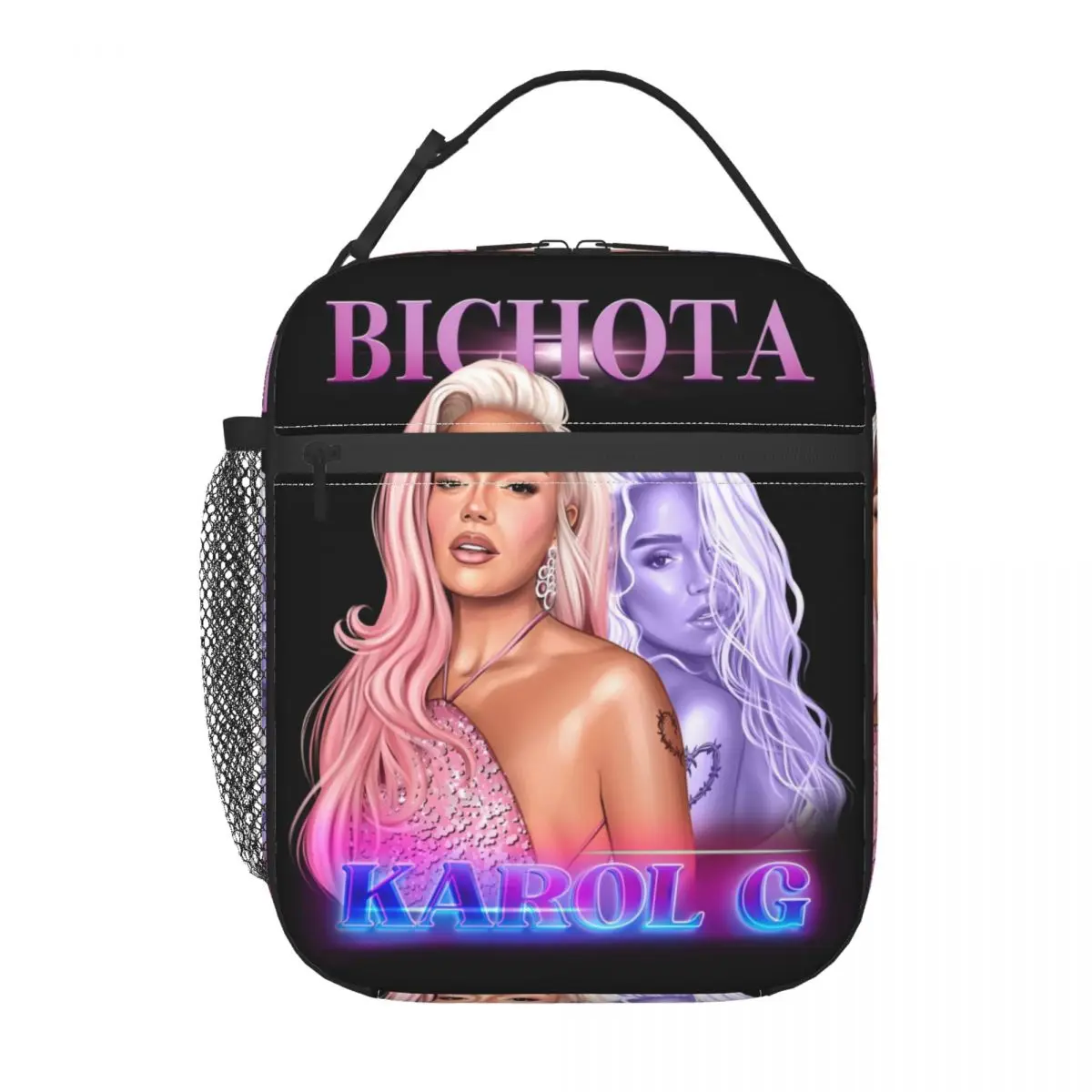 Custom Reggae Ainger Karol G Bichota Season Lunch Bag Men Women Cooler Thermal Insulated Lunch Boxes for Adult Office
Custom Reggae Ainger Karol G Bichota Season Lunch Bag Men Women Cooler Thermal Insulated Lunch Boxes for Adult Office