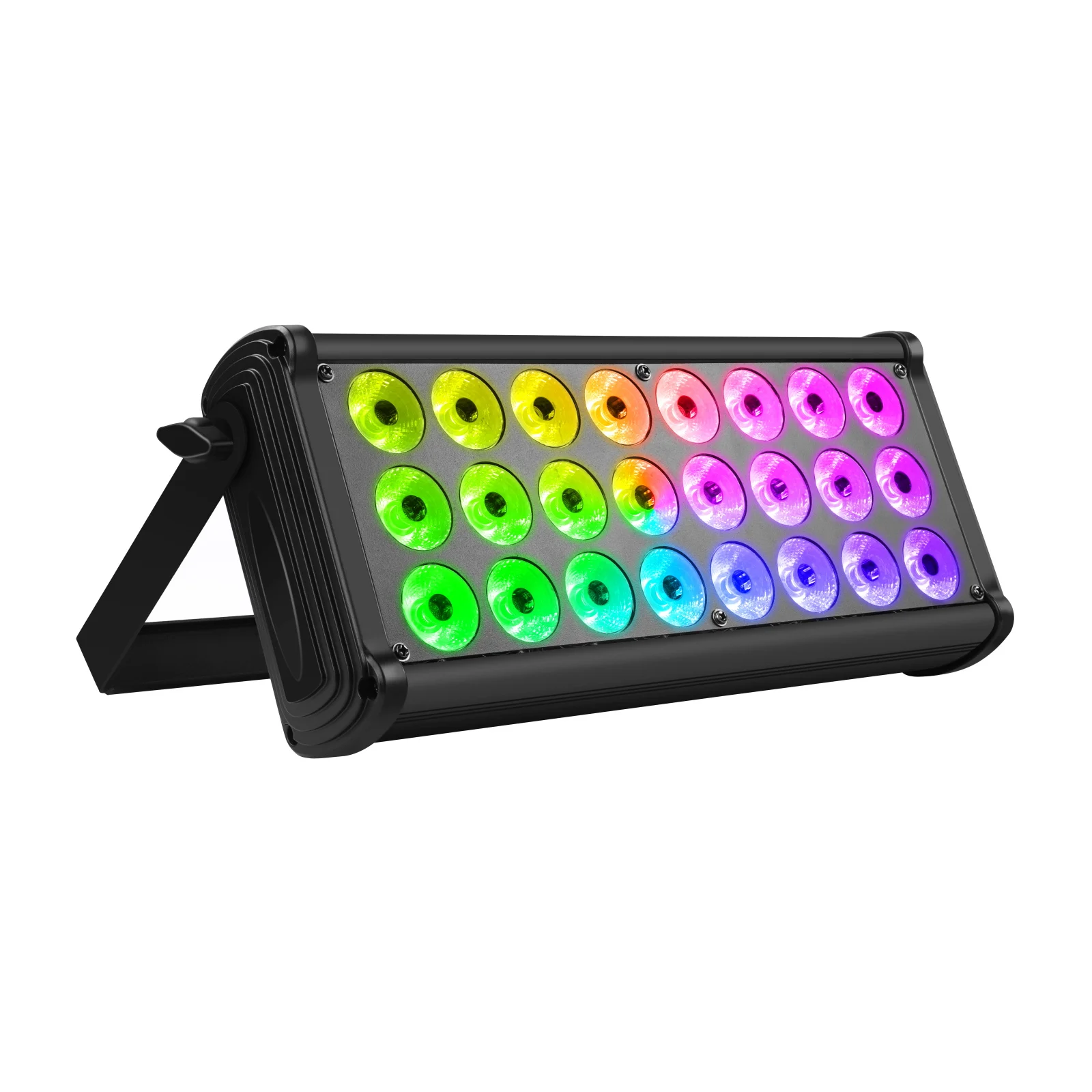 

Wall Light Color Mixing 24 RGBW 4-in-1 LEDs Fieryzeal Rainbow Effect Highlights Outdoor Lighting LED Projection Light