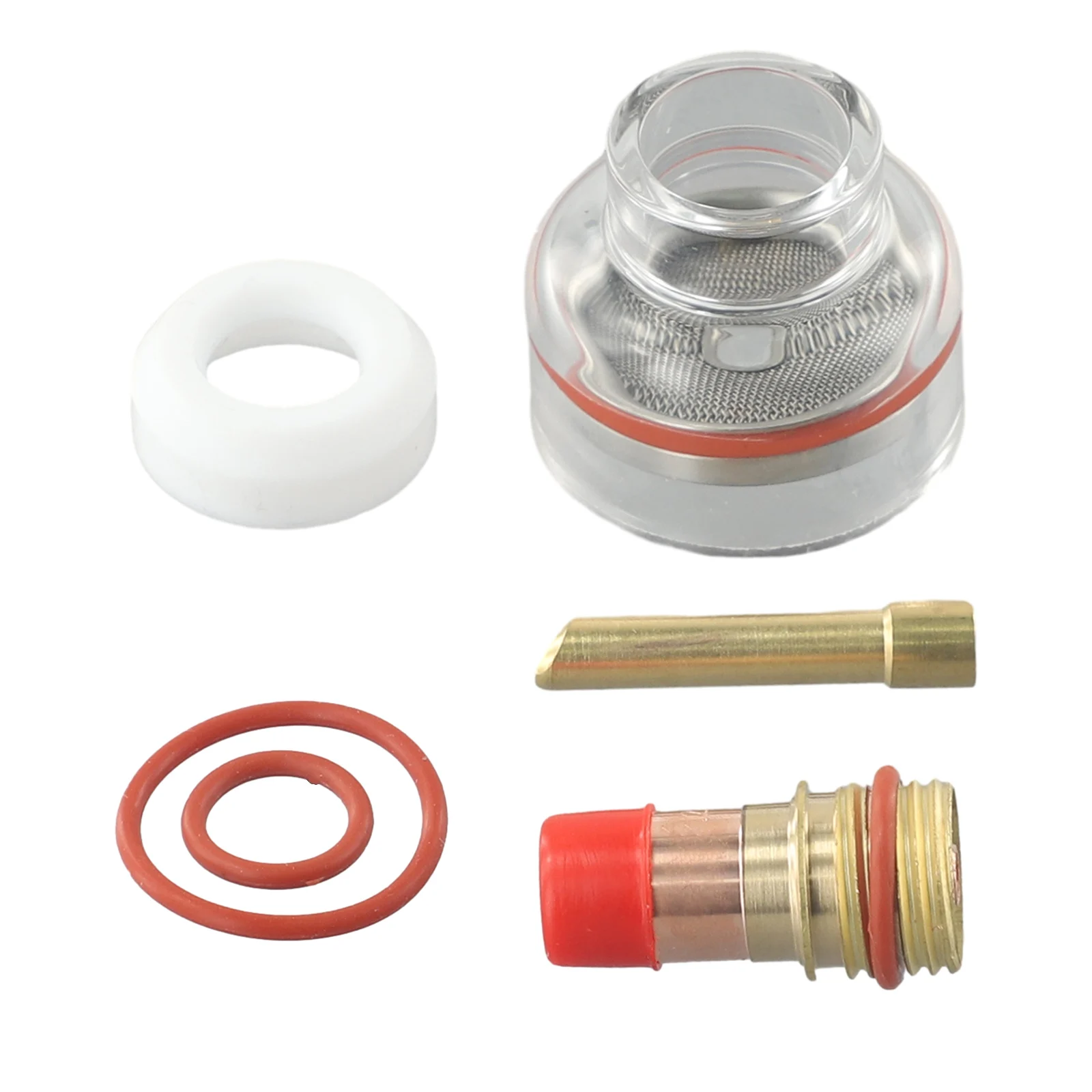 Torch Gas Lens WP Torch Kit For Tungsten Needle Rubber Washer Silicone Ring Stable Performance Copper Collet Body
Torch Gas Lens WP Torch Kit For Tungsten Needle Rubber Washer Silicone Ring Stable Performance Copper Collet Body