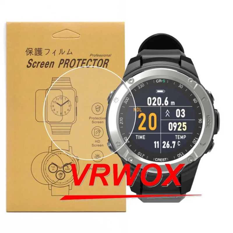 3 шт., защитная пленка для часов CREST CR5, водостойкая 
3 шт., защитная пленка для часов CREST CR5, водостойкая