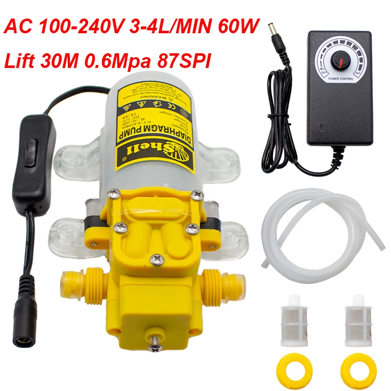 AC 100-240V Household Electric Wine Pump Self-Priming Suction Pump Liquid Filling Machine 3-4L/MIN 60W Lift 30M 0.6Mpa 87SPI 
AC 100-240V Household Electric Wine Pump Self-Priming Suction Pump Liquid Filling Machine 3-4L/MIN 60W Lift 30M 0.6Mpa 87SPI