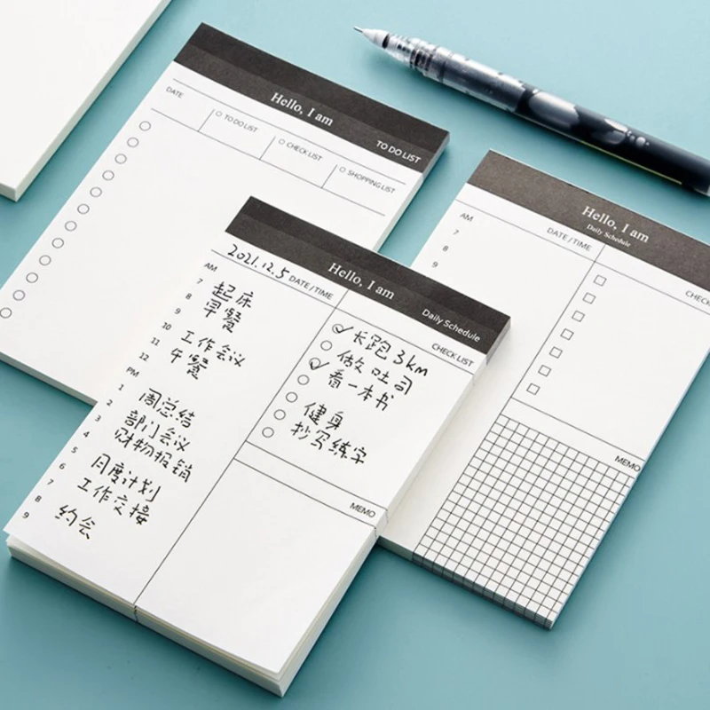 Daily Weekly Planner Agenda Notebook Tearable Memo To Do List Goals Habit Schedules Note Memo Stationery Office School Supplies
Daily Weekly Planner Agenda Notebook Tearable Memo To Do List Goals Habit Schedules Note Memo Stationery Office School Supplies