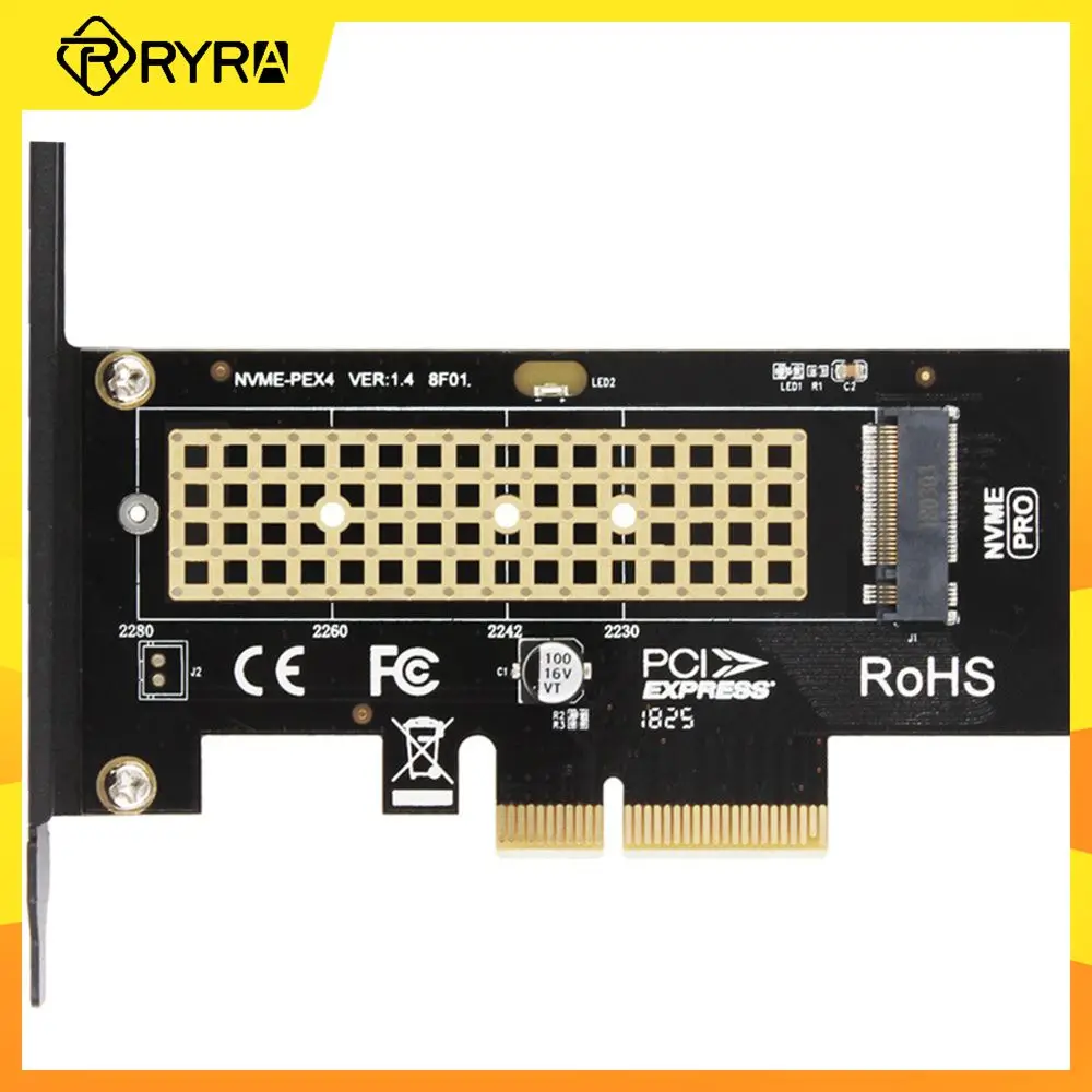 RYRA NVME Adapter M.2 NVME SSD To PCIe 4.0 Adapter Card Pcie Video Cards For PC Sound Card Pci Express M2 High-speed Adapter
RYRA NVME Adapter M.2 NVME SSD To PCIe 4.0 Adapter Card Pcie Video Cards For PC Sound Card Pci Express M2 High-speed Adapter