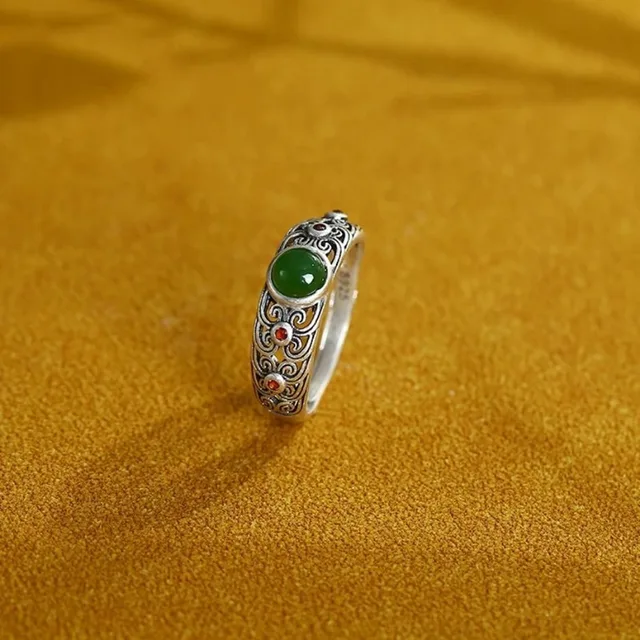 Bagues à motif creux simple pour femmes, cuivre rétro, index ouvert, gothique, accessoires de bijoux pour filles, cadeau de vacances, mode 2