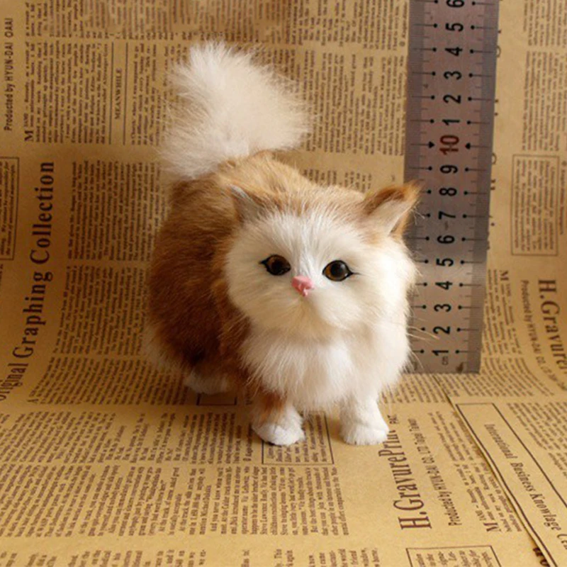 Имитация кошки Милая Детская фотография подарок на день рождения Творческая имитация кота украшения аксессуары для украшения дома 
Имитация кошки Милая Детская фотография подарок на день рождения Творческая имитация кота украшения аксессуары для украшения дома