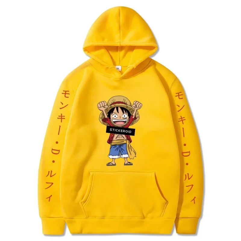 New One Piece One Piece Luffy Pullover Hoodie Plus Fleece Men's and Women's Jacket Sweater Hoodie
New One Piece One Piece Luffy Pullover Hoodie Plus Fleece Men's and Women's Jacket Sweater Hoodie