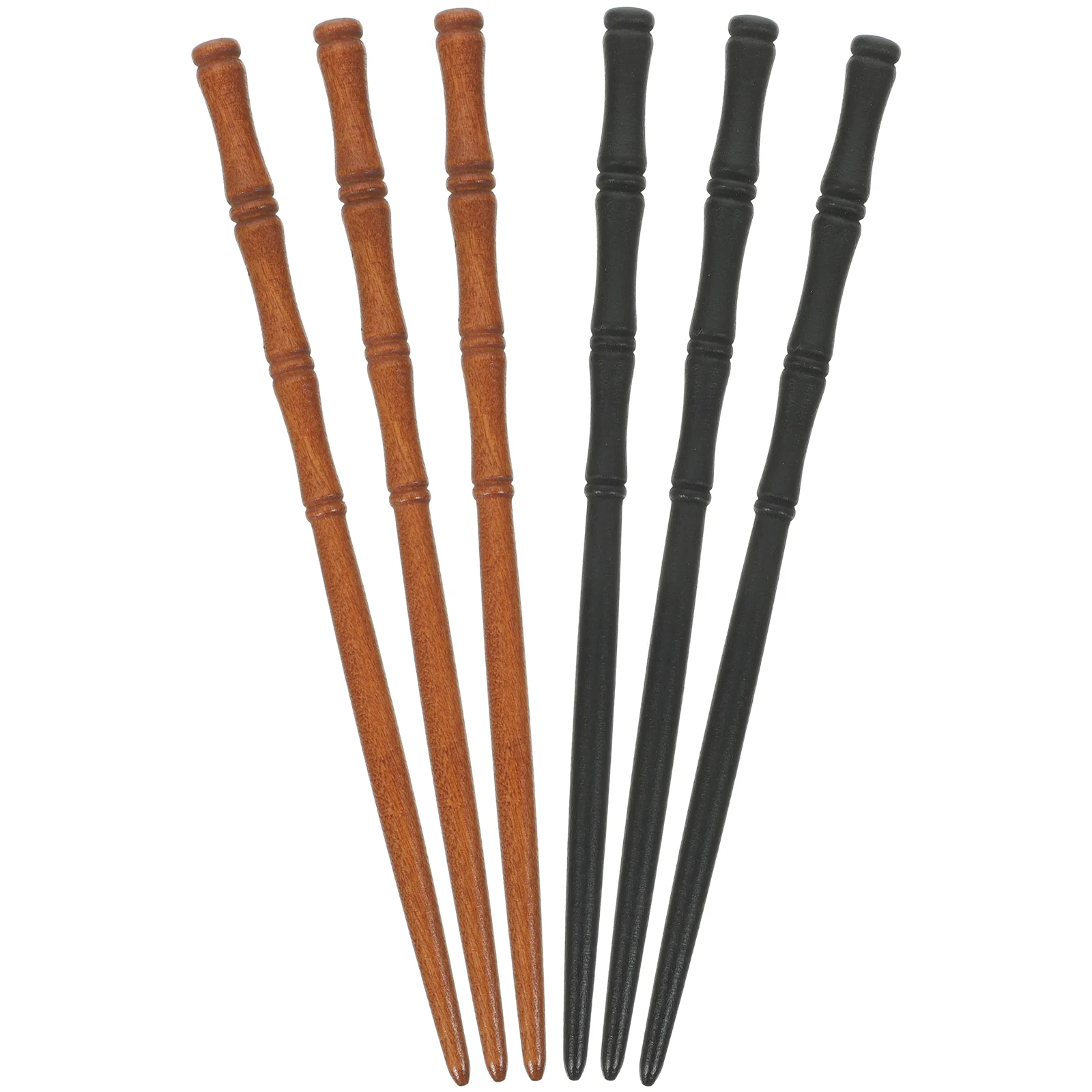 

Wooden Hair Chopsticks Japanese Chopstick Chinese Handmade Pencil Retro Pins Barrettes Long Horn Fork Women Bun Maker