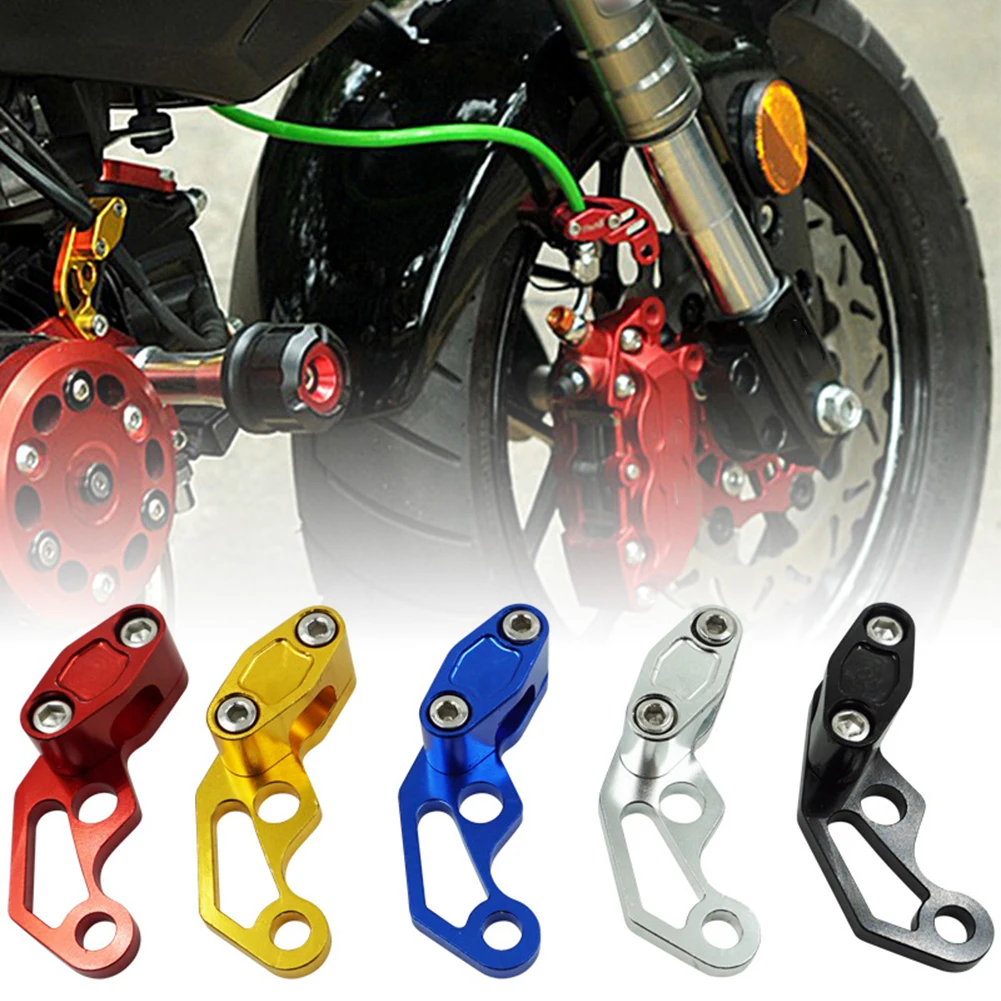 

Универсальный алюминиевый зажим для мотоциклетной масляной трубы, зажим для тормозного кабеля, линейные зажимы для кроссовых велосипедов, квадроциклов, черного/Красного/синего/серебристого/золотого цвета