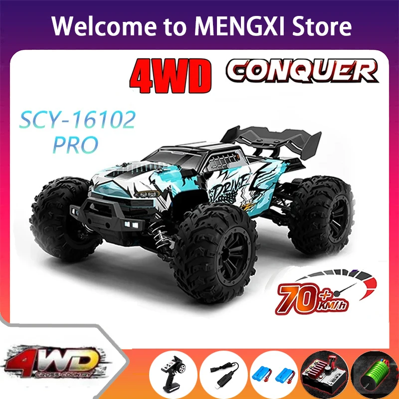 

Rc Cars Off Road 4x4 16101PRO/16102PRO Brushless 2.4G Remote Control Car 4WD 1/16 High Speed Rc Truck Drift Rc Car Toys For Boys