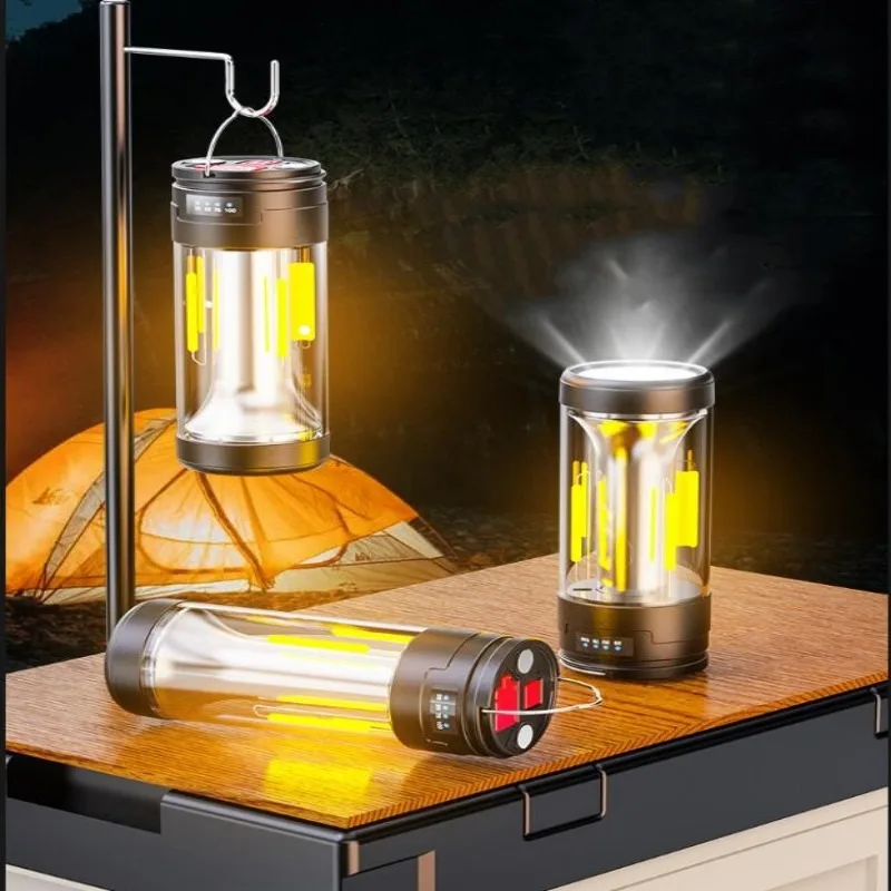 Camping Lantern 2000mAh Battery Type-C USB Rechargeable Emergency Tent Lamp Portable Outdoor Tent Lamp Garden Lantern Light
Camping Lantern 2000mAh Battery Type-C USB Rechargeable Emergency Tent Lamp Portable Outdoor Tent Lamp Garden Lantern Light