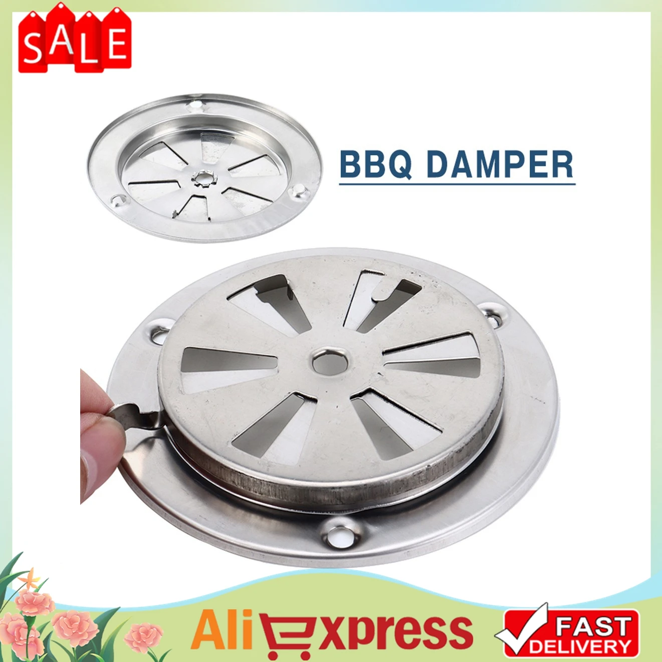 BBQ Smokehouse Air Louver Vent Grill Stand Smoke Generator Stove Exhaust Vent Stove Air Damper Air Vent Grille Replacement Parts
BBQ Smokehouse Air Louver Vent Grill Stand Smoke Generator Stove Exhaust Vent Stove Air Damper Air Vent Grille Replacement Parts