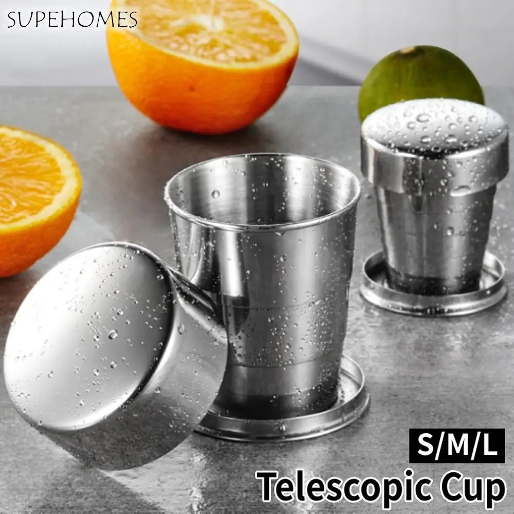 Retractable Stainless Steel With Keychain Tableware Hiking Mug Drinking Water Cup Folding Cup Telescopic Cup Collapsible Cup
Retractable Stainless Steel With Keychain Tableware Hiking Mug Drinking Water Cup Folding Cup Telescopic Cup Collapsible Cup