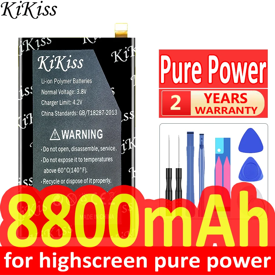 

8800mAh KiKiss Powerful Battery for highscreen pure power