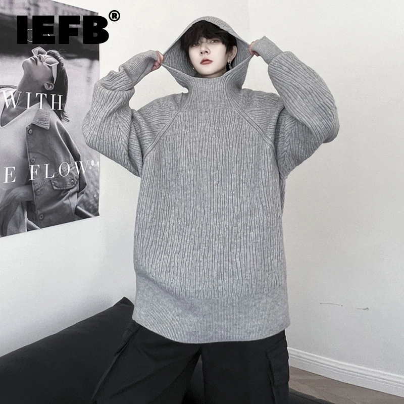 IEFB Men's Loose Pullovers Thick Hooded Sweater Winter Male Raglan Sleeve Niche Design Solid Color Versatile Autumne New 9C2496
IEFB Men's Loose Pullovers Thick Hooded Sweater Winter Male Raglan Sleeve Niche Design Solid Color Versatile Autumne New 9C2496