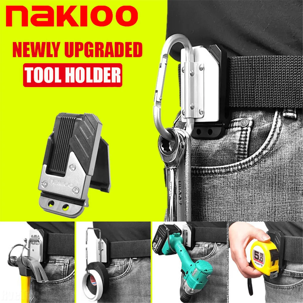 New High Quality Tool Buckle Hanger Holder for Belt Tape Measure Electric Drill Tape Electric Wrench Hammer
New High Quality Tool Buckle Hanger Holder for Belt Tape Measure Electric Drill Tape Electric Wrench Hammer