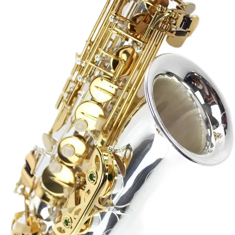 New Japanese Alto Saxophone Suzuki SZKA-X818GS musical instrument silver plated gold key Alto Promotional Free shipping
New Japanese Alto Saxophone Suzuki SZKA-X818GS musical instrument silver plated gold key Alto Promotional Free shipping