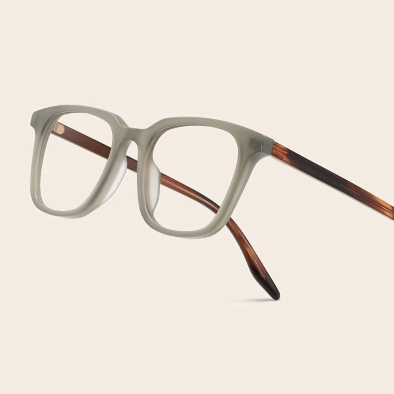

Handmade Acetate Square Glasses Frame Men Women Brand Design Vintage Optical Eyeglasses Anti Blue Light Prescription Spectacles
