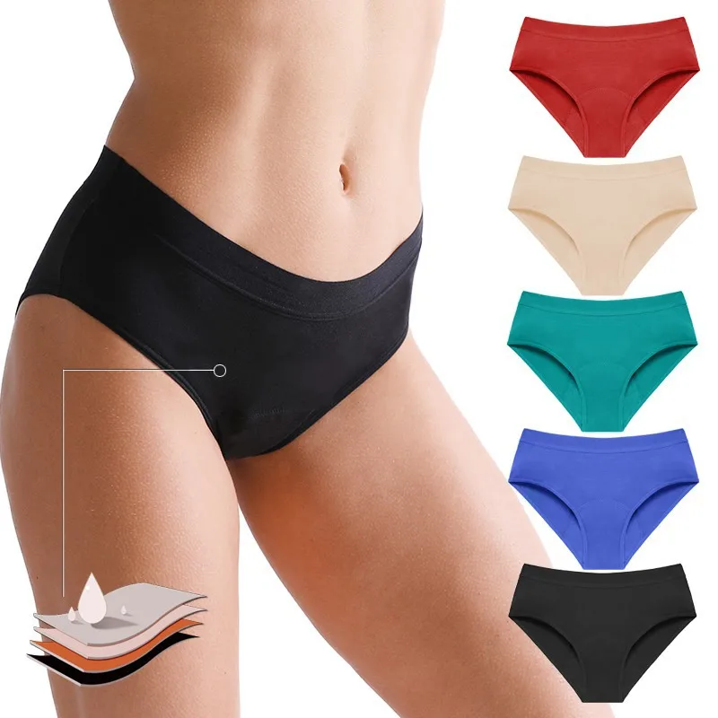Plus Size Sexy Bamboo Fiber Four Layer Physiological Pants High Absorption Capacity Breathable Leak Proof Menstrual Underwear
Plus Size Sexy Bamboo Fiber Four Layer Physiological Pants High Absorption Capacity Breathable Leak Proof Menstrual Underwear
