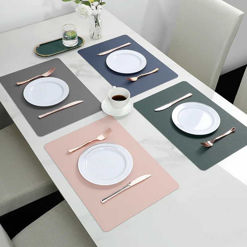 Washable Faux Leather Double Side Placemat, Sided Anti-Slip Placemat, Waterproof, Easy to Clean, Dining Table Mat, 43x30cm
Washable Faux Leather Double Side Placemat, Sided Anti-Slip Placemat, Waterproof, Easy to Clean, Dining Table Mat, 43x30cm